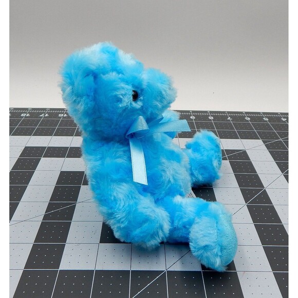 Aurora World Rainbow Bears Blue Teddy 6 Inch Plush Stuffed Animal - Picture 4 of 7